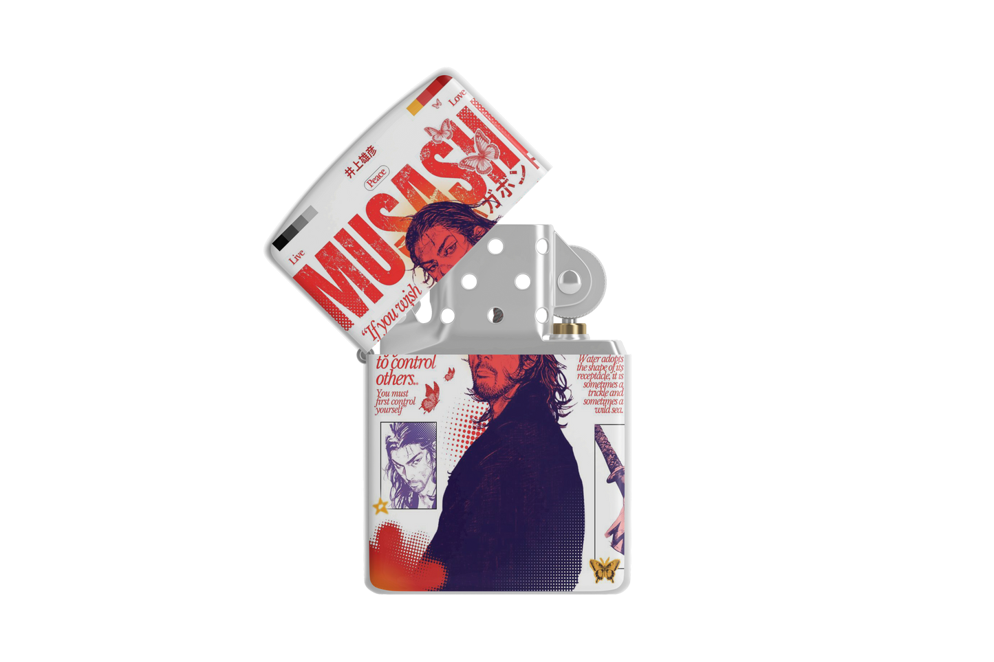Musashi – Vagabond Poster Series – Sublimated Windproof Lighter