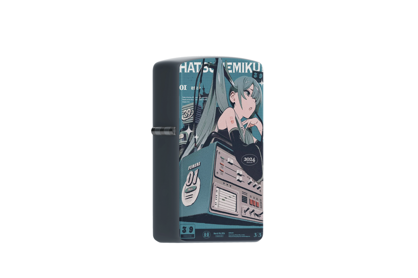 Hatsune Miku – March 2024 Edition Magazine-style Art – Sublimated Windproof Lighter