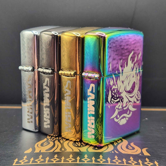 Cyberpunk Samurai Musical Arc Lighter - The Rebel Path/The Ballad of Buck Ravers