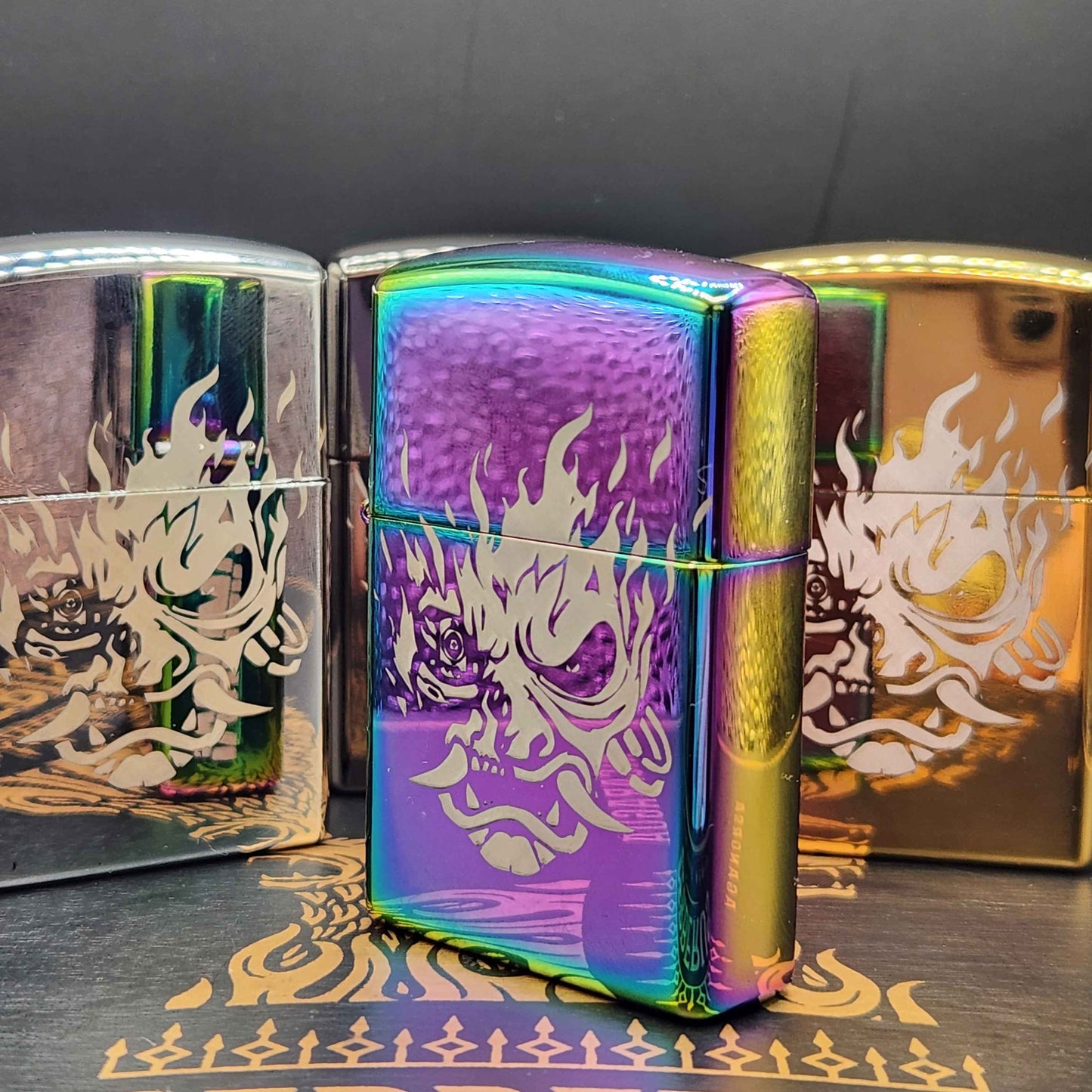 Samurai-Inspired Musical Arc Lighter — Ballad of Buck Ravers/The Rebel Path Motif