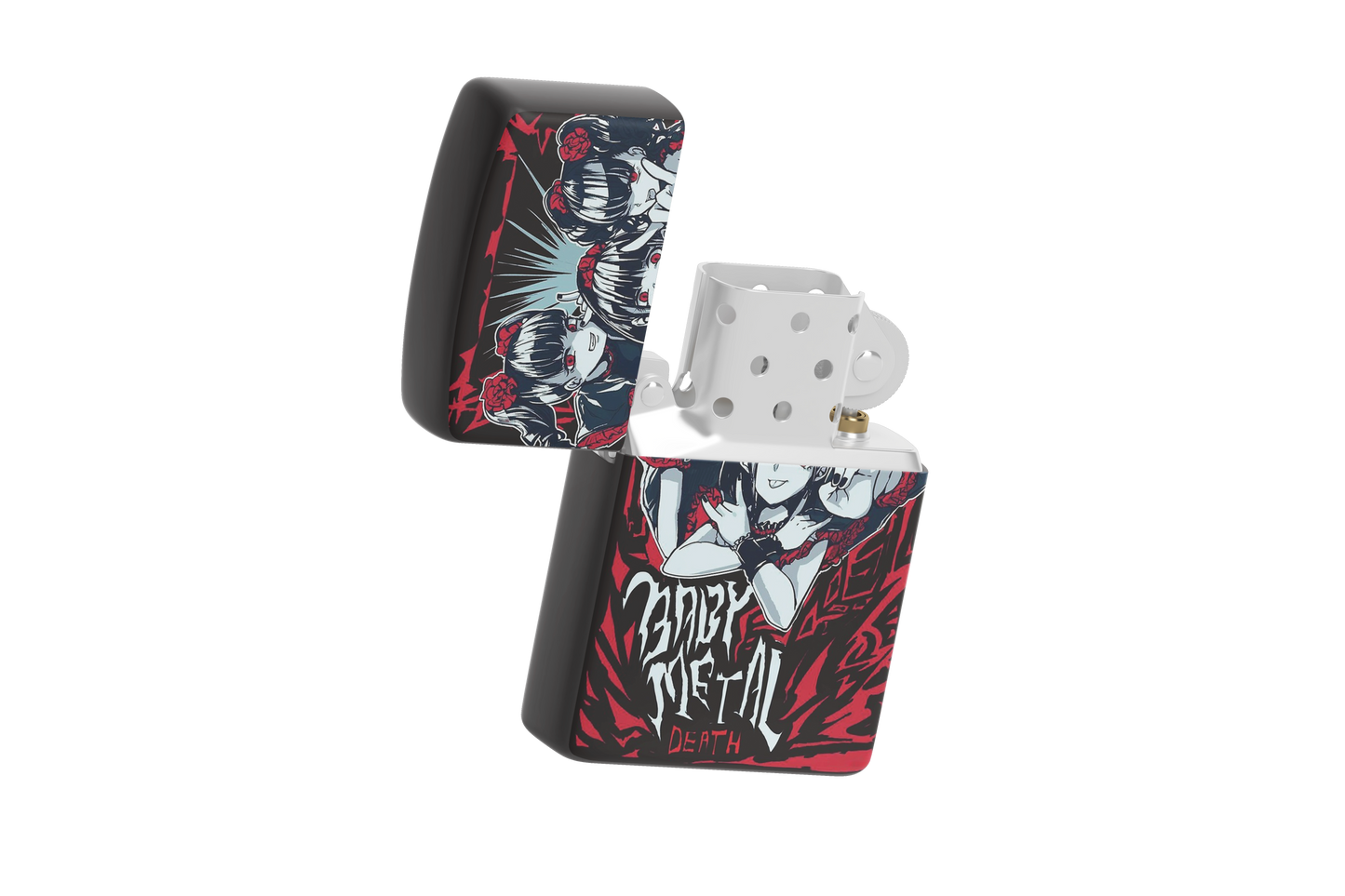 Baby Metal DEATH Pose Anime Styled– Sublimated Windproof Lighter
