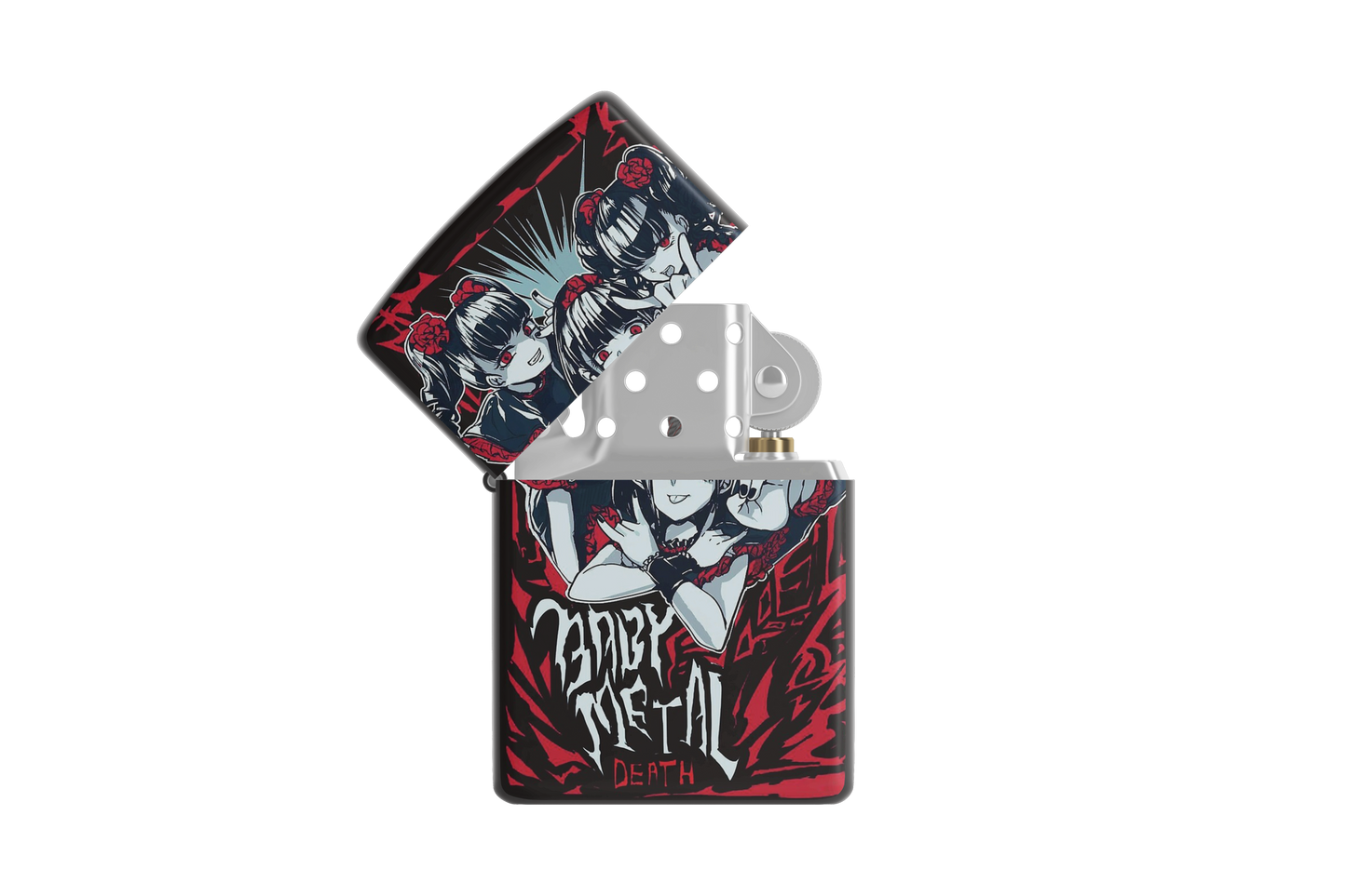 Baby Metal DEATH Pose Anime Styled– Sublimated Windproof Lighter