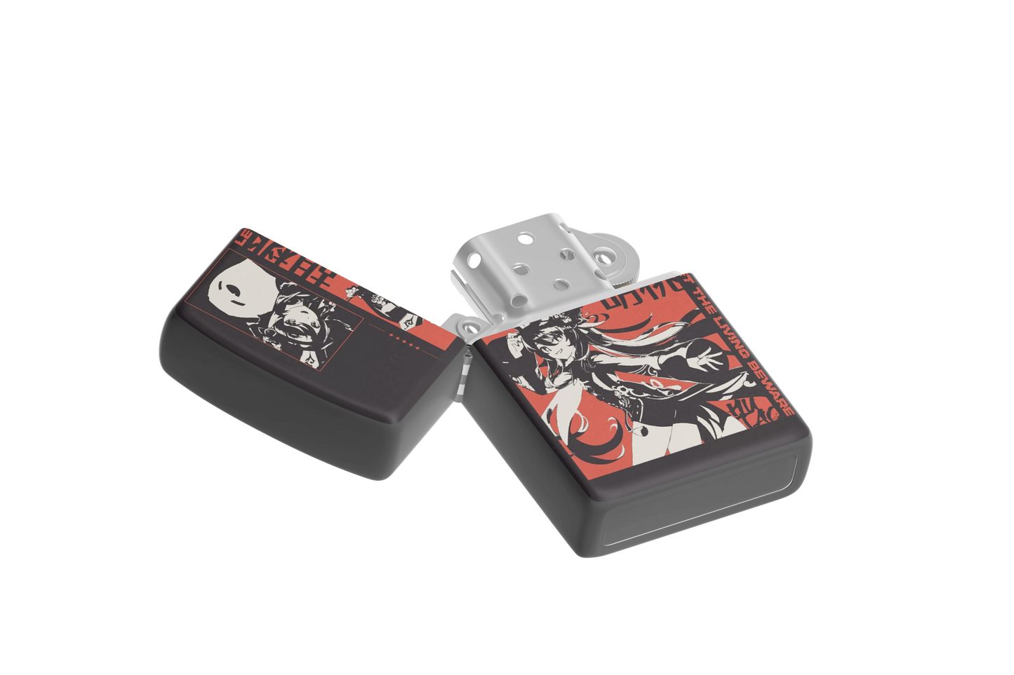 Hu Tao (Let the Living Beware) – Sublimated Windproof Lighter - Genshin Impact