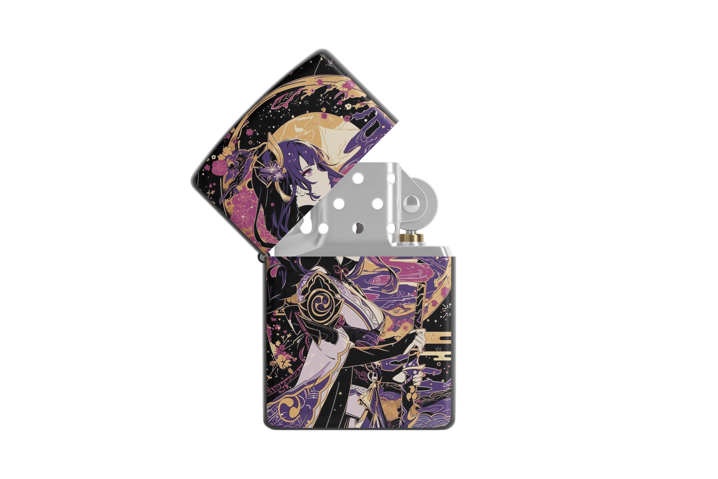 Raiden Shogun – Electro Reverence – Sublimated Windproof Lighter