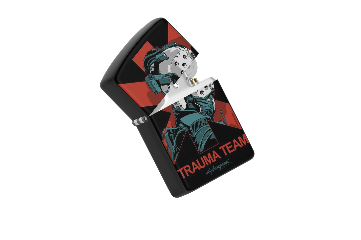 Cyberpunk 2077 Trauma Team – Engraved & Sublimated Windproof Lighter