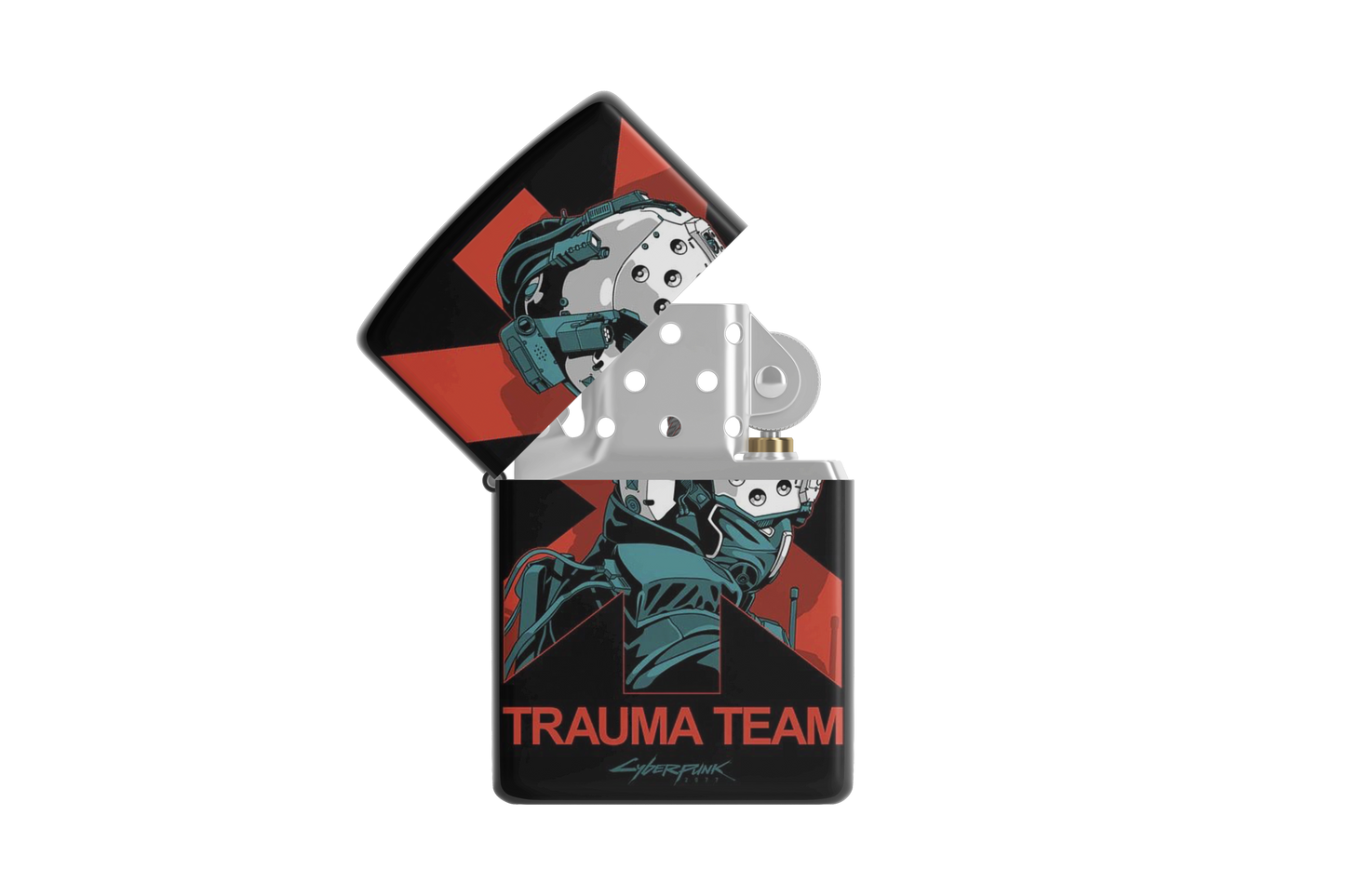 Cyberpunk 2077 Trauma Team – Engraved & Sublimated Windproof Lighter