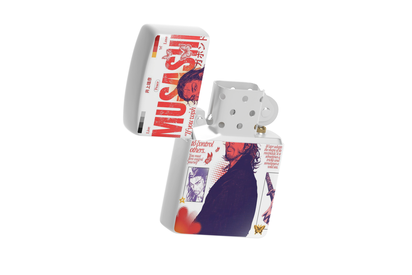 Musashi – Vagabond Poster Series – Sublimated Windproof Lighter
