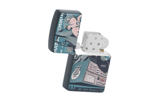 Hatsune Miku – March 2024 Edition Magazine-style Art – Sublimated Windproof Lighter