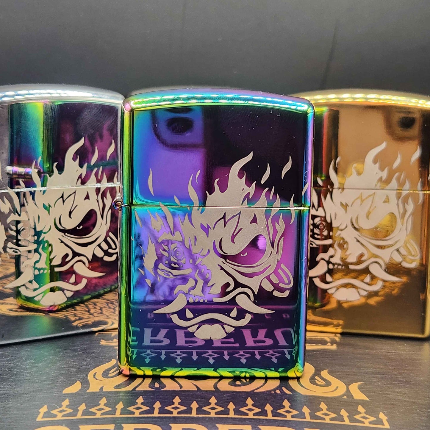 Samurai-Inspired Musical Arc Lighter —  Ballad of Buck Ravers/The Rebel Path Motif