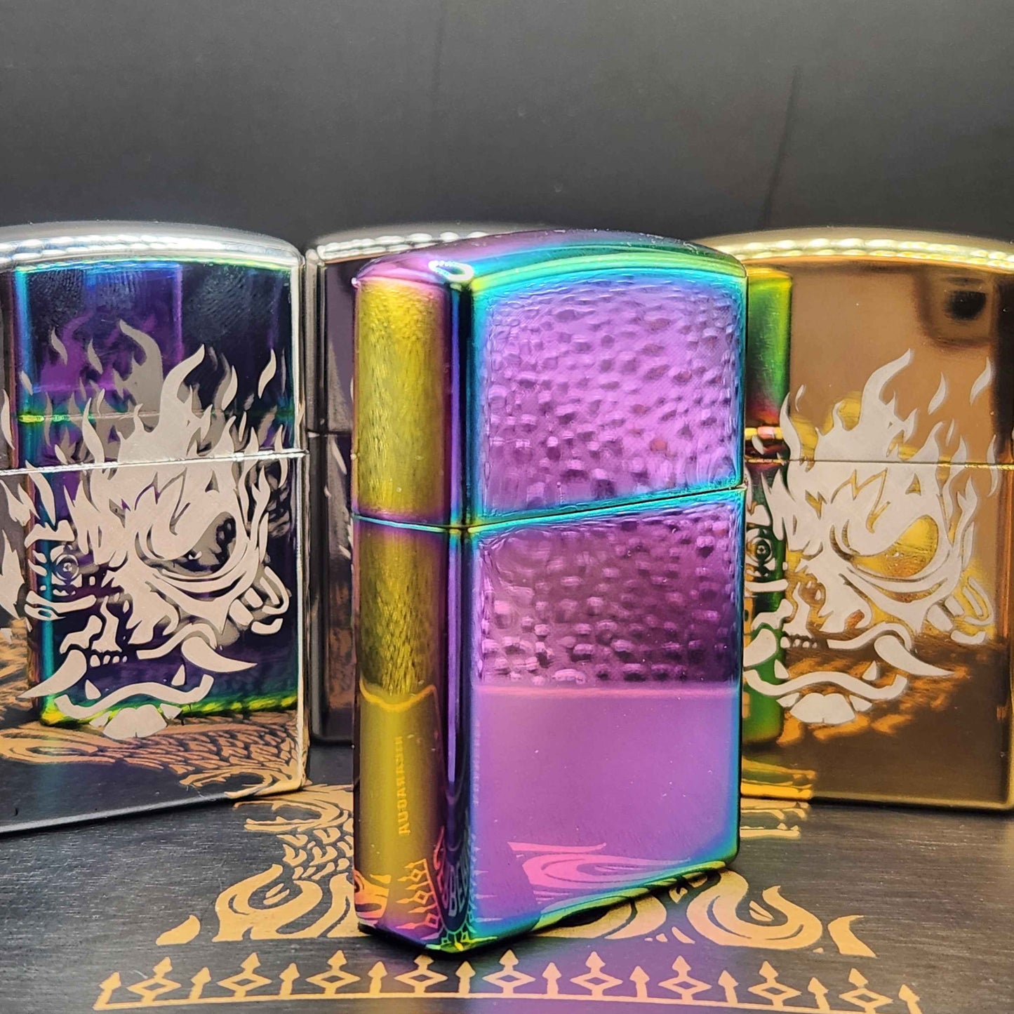 Samurai-Inspired Musical Arc Lighter —  Ballad of Buck Ravers/The Rebel Path Motif