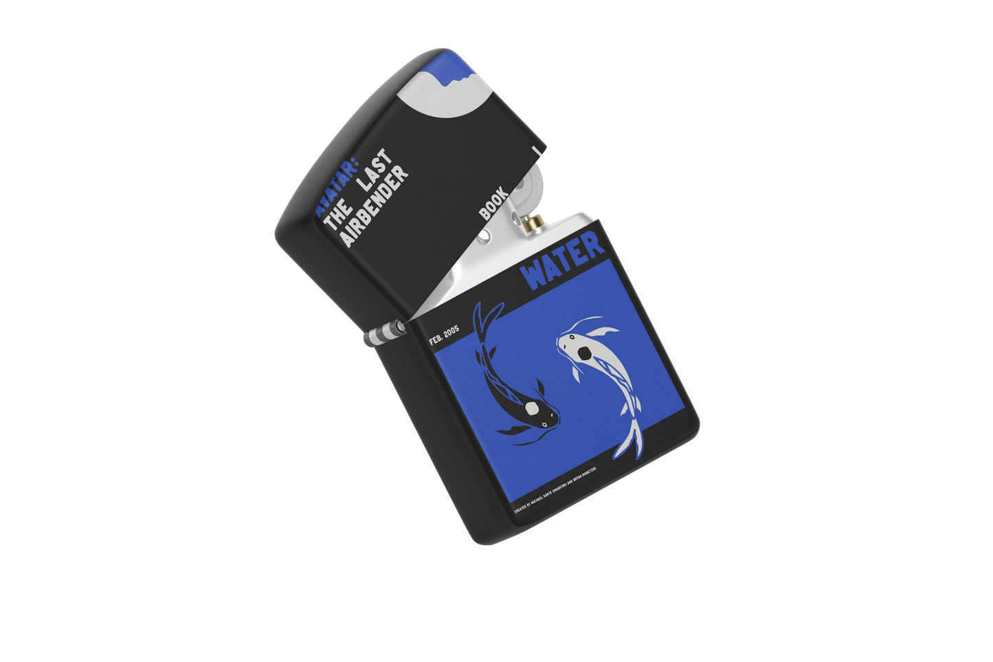 Avatar: The Last Airbender - Book Water Art – Sublimated Windproof Lighter