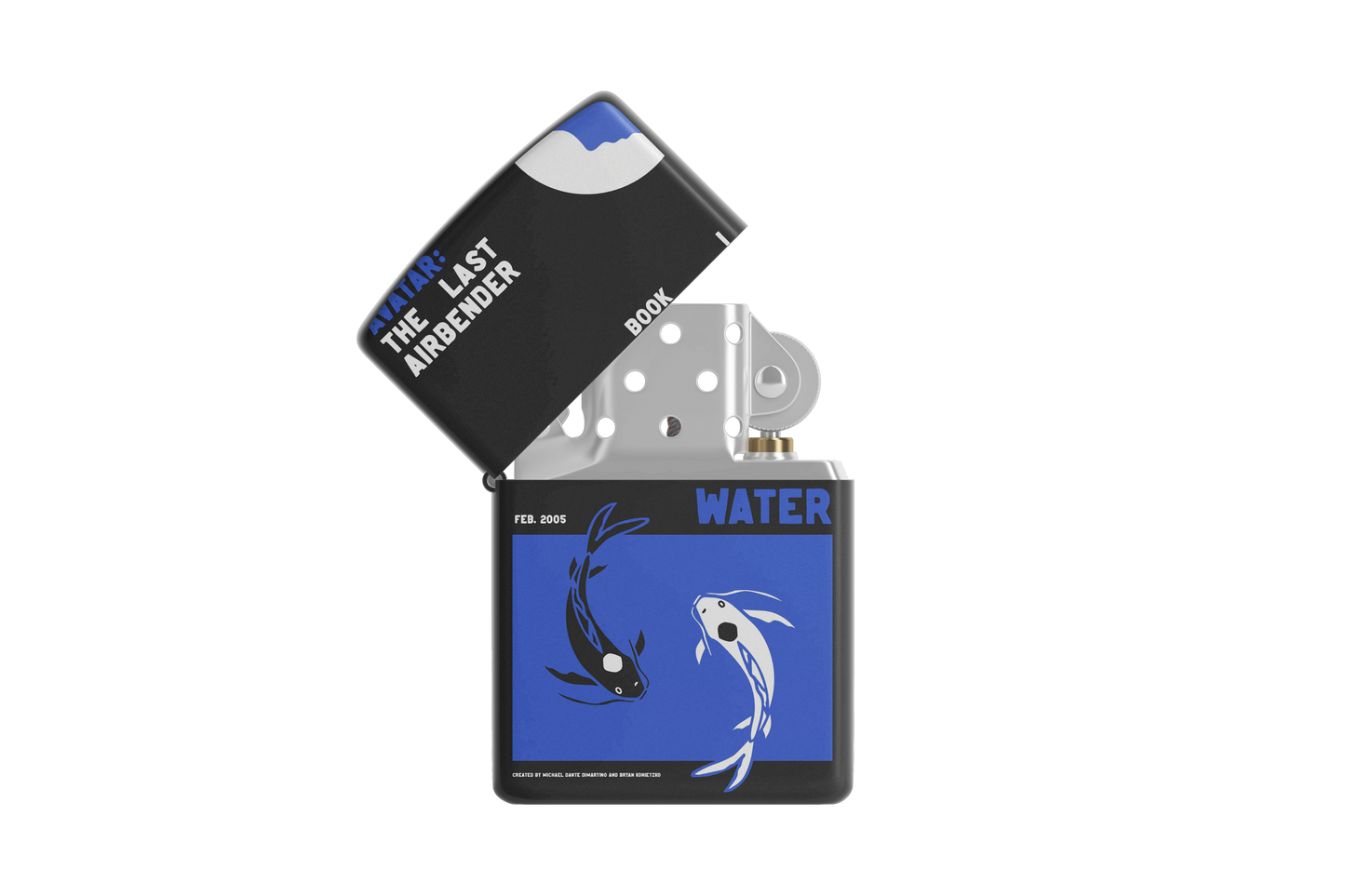 Avatar: The Last Airbender - Book Water Art – Sublimated Windproof Lighter
