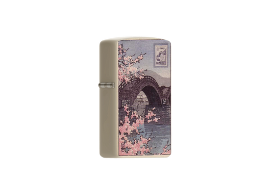 Cherry Blossom Post – Sublimated Windproof Lighter - Japanese Art