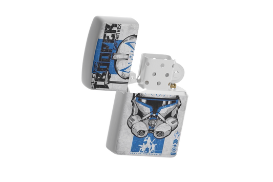 Clone Trooper Blue Weathered Banner – Sublimated Windproof Lighter - Star Wars