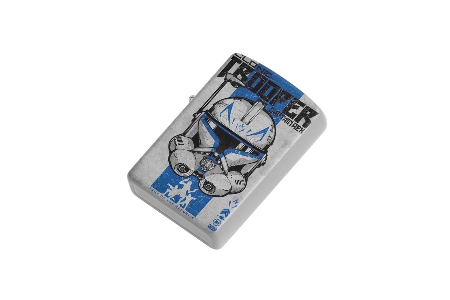 Clone Trooper Blue Weathered Banner – Sublimated Windproof Lighter - Star Wars