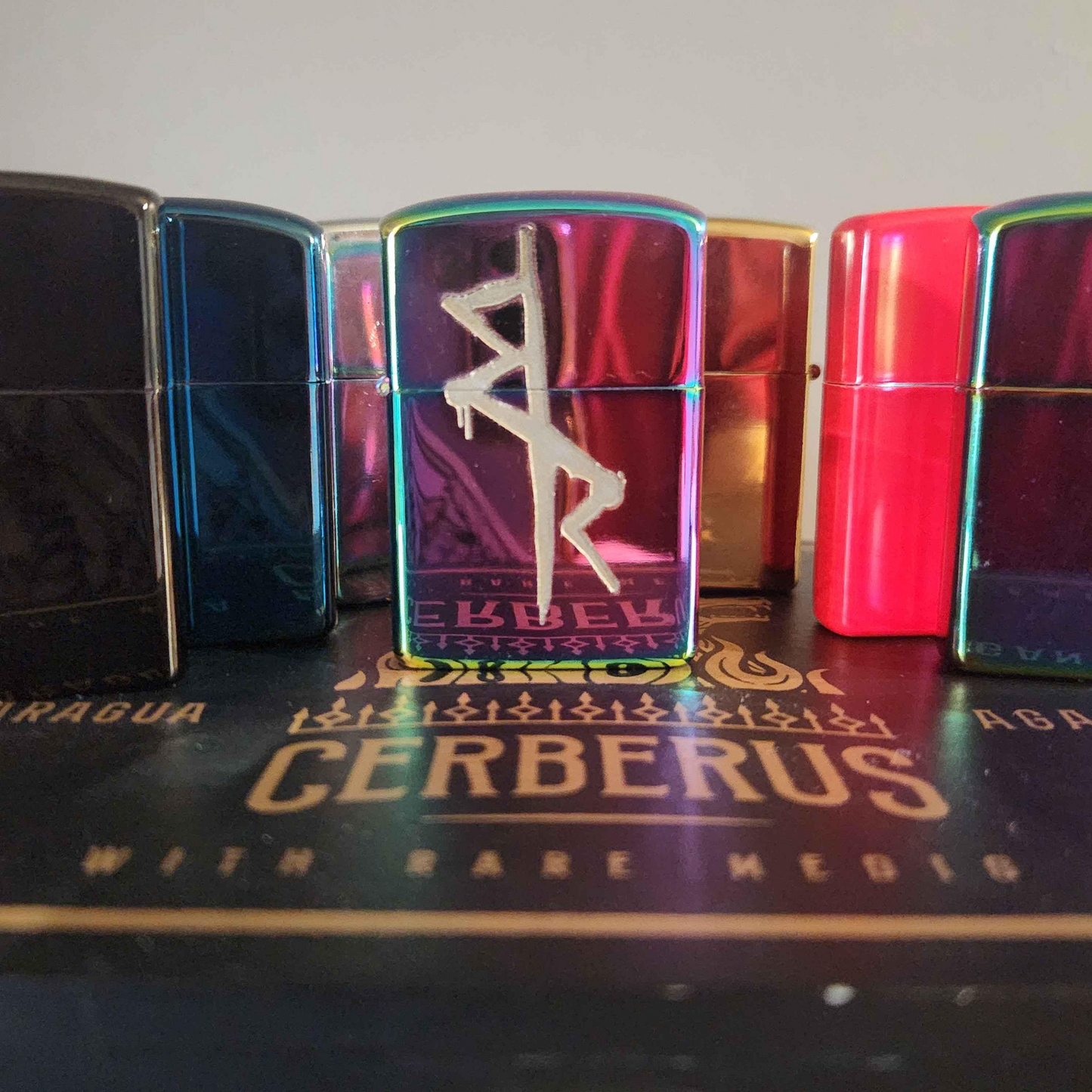 Cyberpunk-Inspired Lighter - Engraved Edgerunner Logo