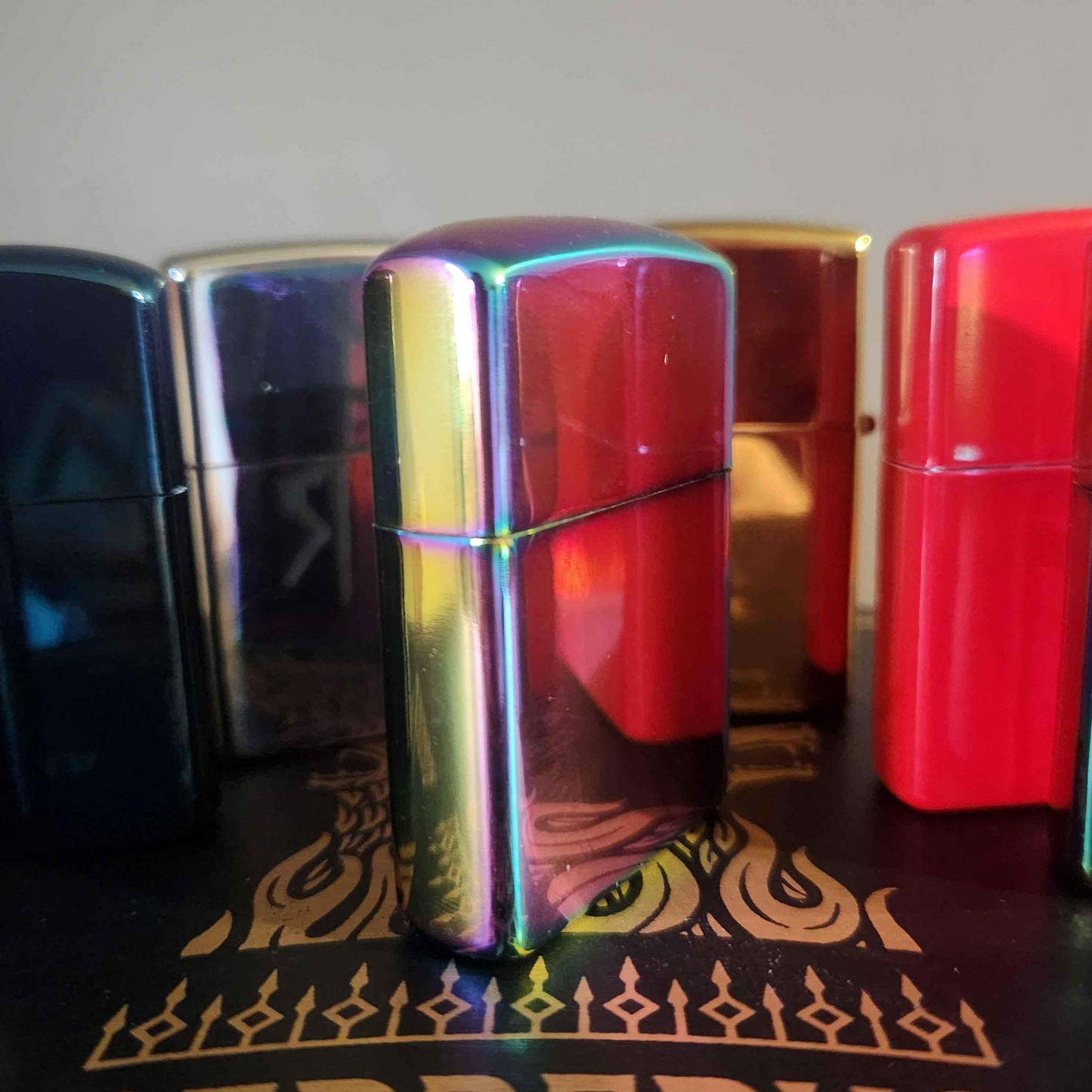 Cyberpunk-Inspired Lighter - Engraved Edgerunner Logo