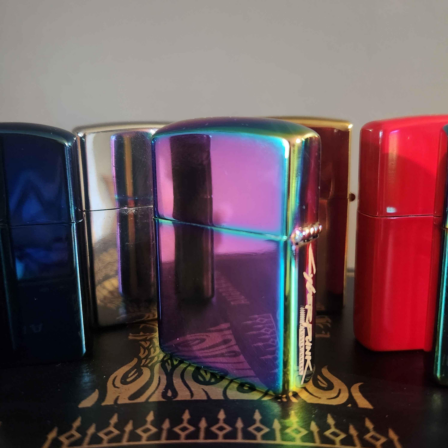 Cyberpunk-Inspired Lighter - Engraved Edgerunner Logo
