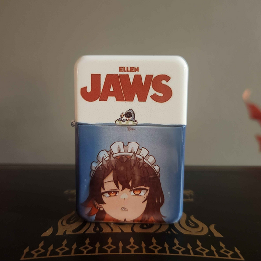 Zenless Zone Zero Ellen Joe Jaws Windproof Lighter - Jaws Parody Poster W/ Full Color