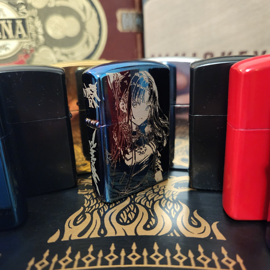 Neon Genesis Evangelion Windproof Lighter - Misato Katsuragi w/ NERV & Title Logos