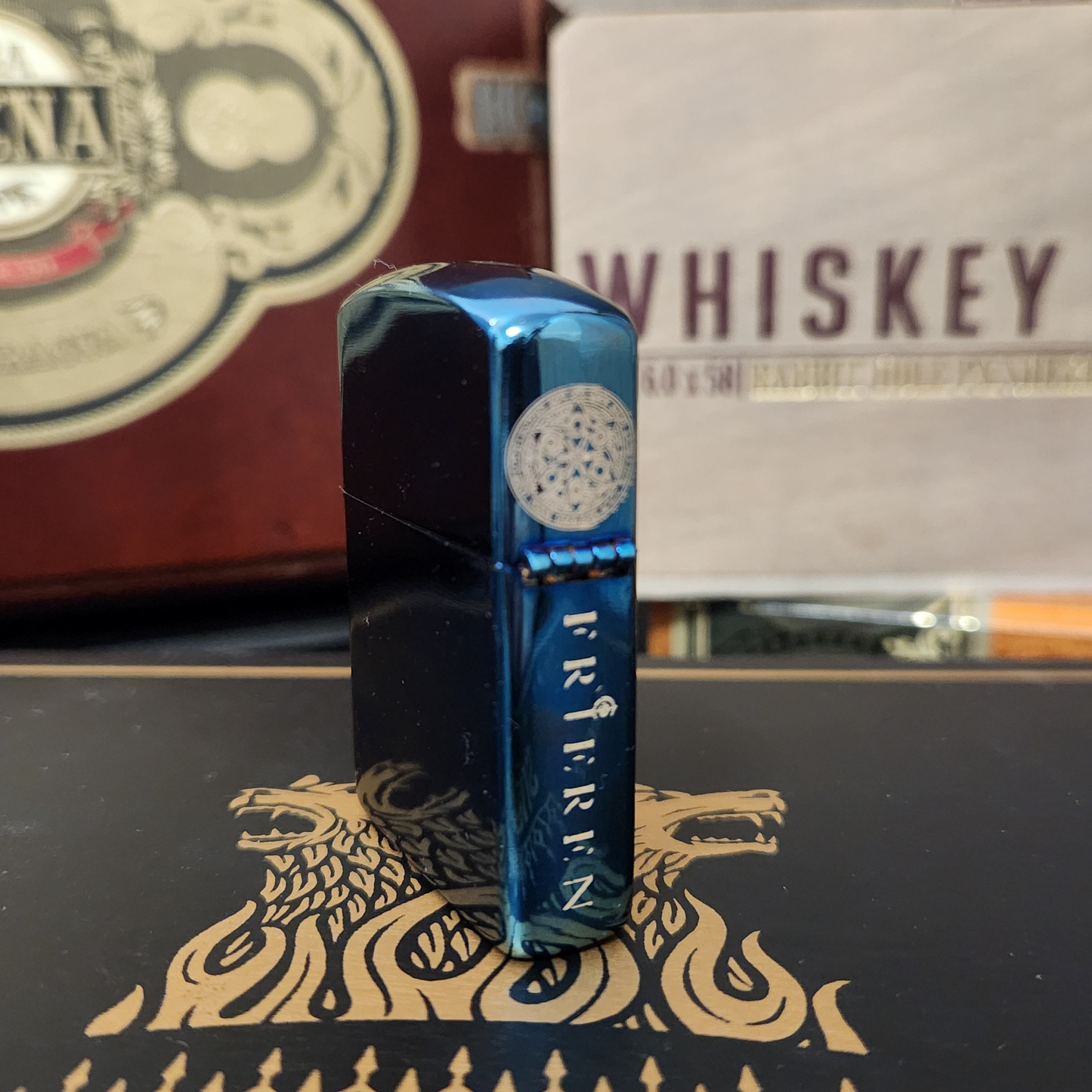 Frieren: Beyond Journey's End Engraved Windproof Lighter - Frieren With Magic Circle & Title Text