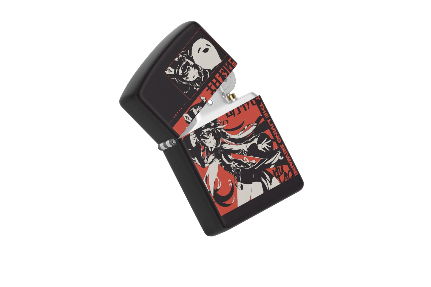Hu Tao (Let the Living Beware) – Sublimated Windproof Lighter - Genshin Impact