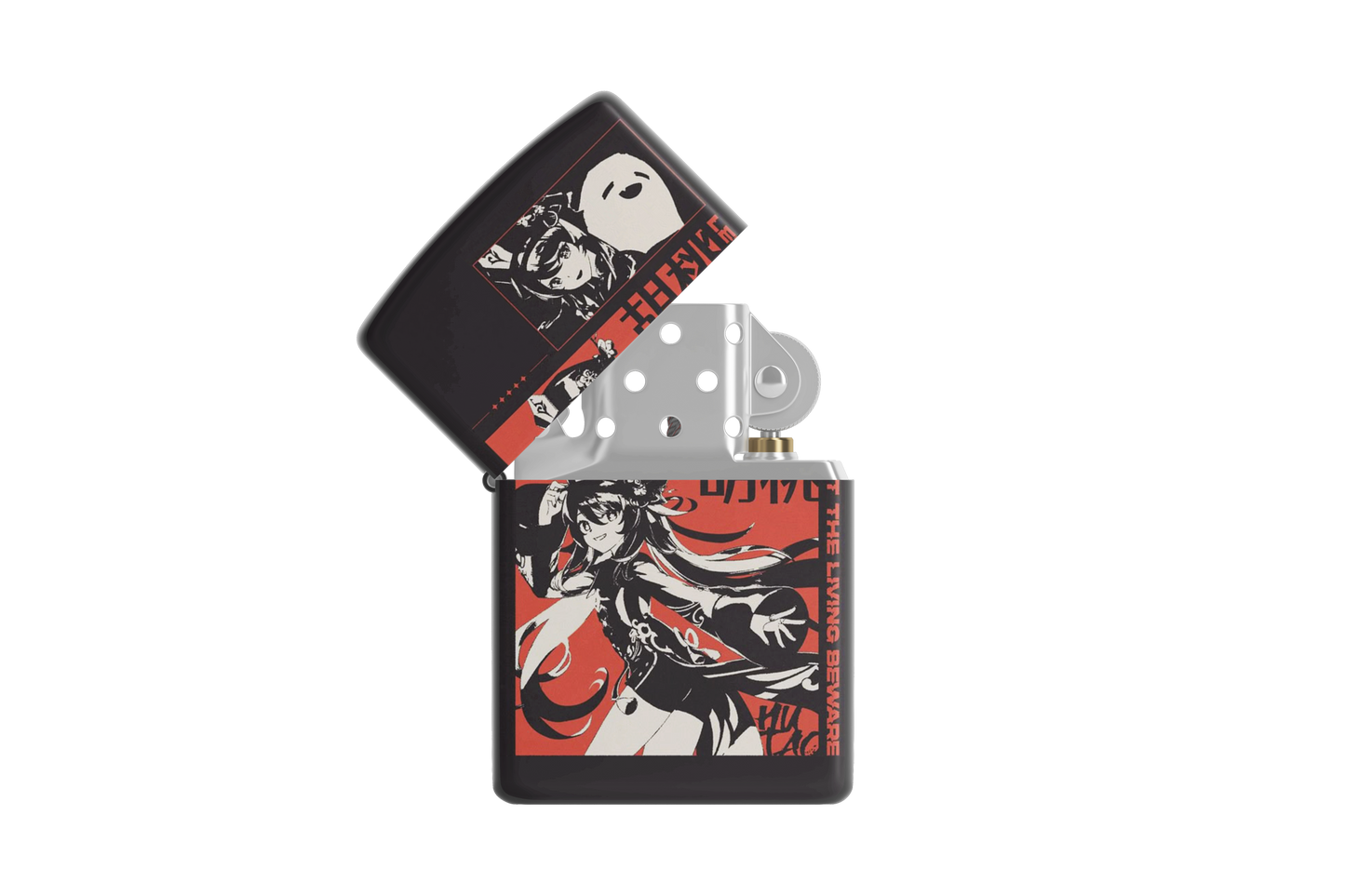 Hu Tao (Let the Living Beware) – Sublimated Windproof Lighter - Genshin Impact