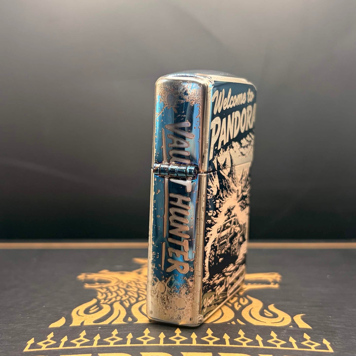 Borderlands-Inspired Musical Arc Lighter - Welcome to Pandora/No Rest For The Wicked