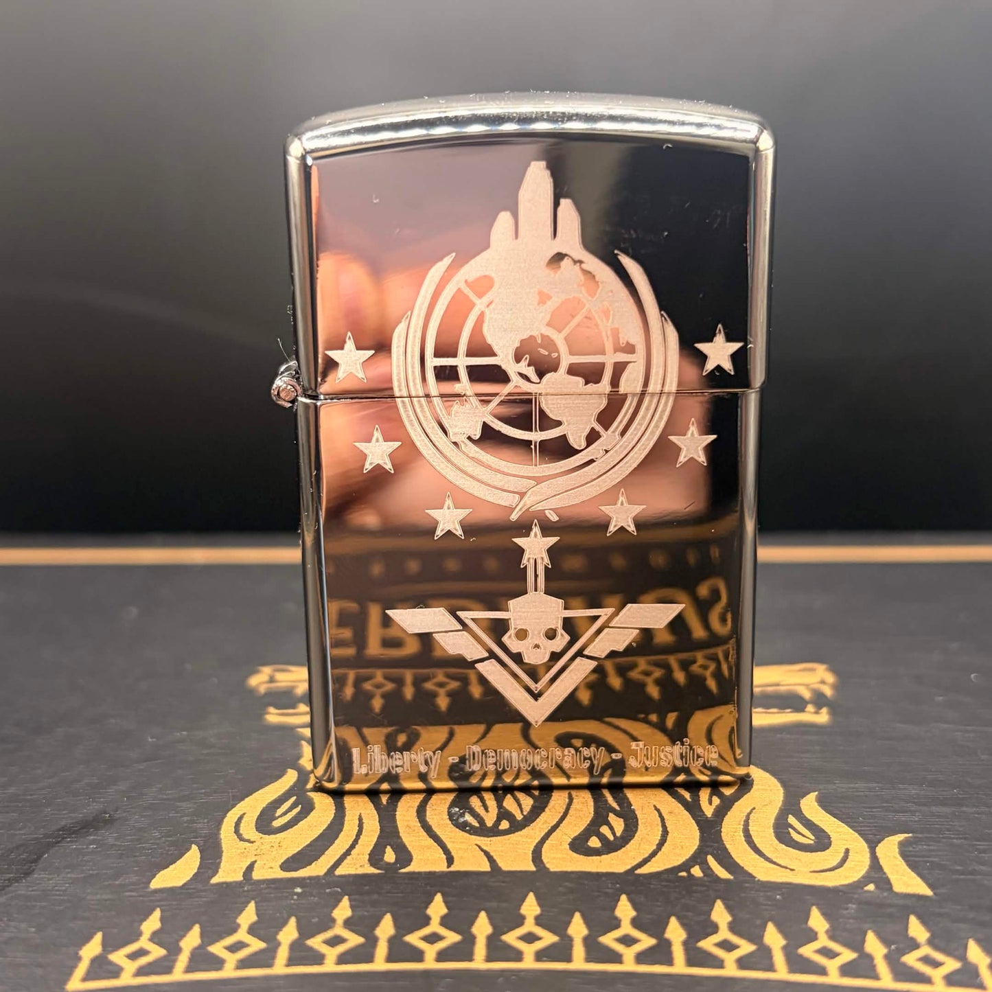 Helldivers Musical Arc Lighter – Super Earth Edition (A Cup of Liber-tea)