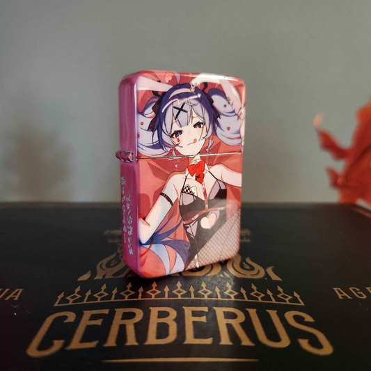 Rabbit Hole Hatsune Miku Custom Windproof Lighter - Full Color Design & Engravings