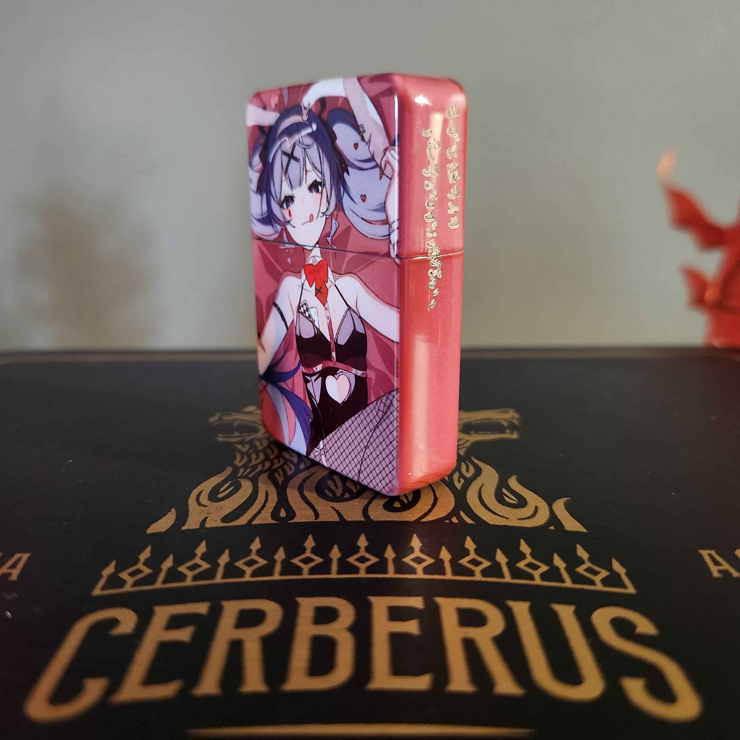 Rabbit Hole Hatsune Miku Custom Windproof Lighter - Full Color Design & Engravings