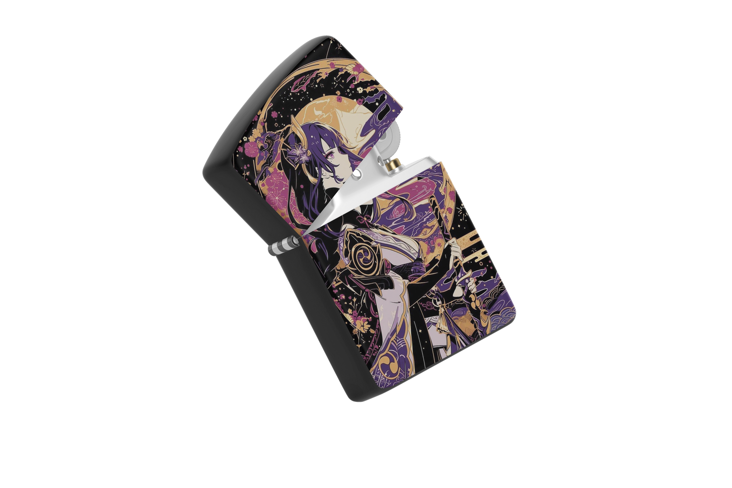 Raiden Shogun – Electro Reverence – Sublimated Windproof Lighter