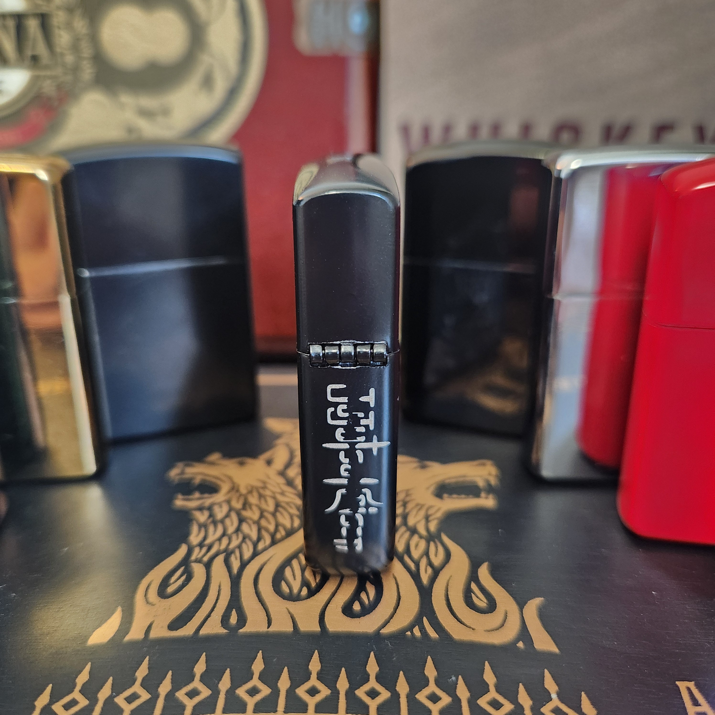 Jujutsu Kaisen Inspired Engraved Lighter - Satoru Gojo & Title Logo