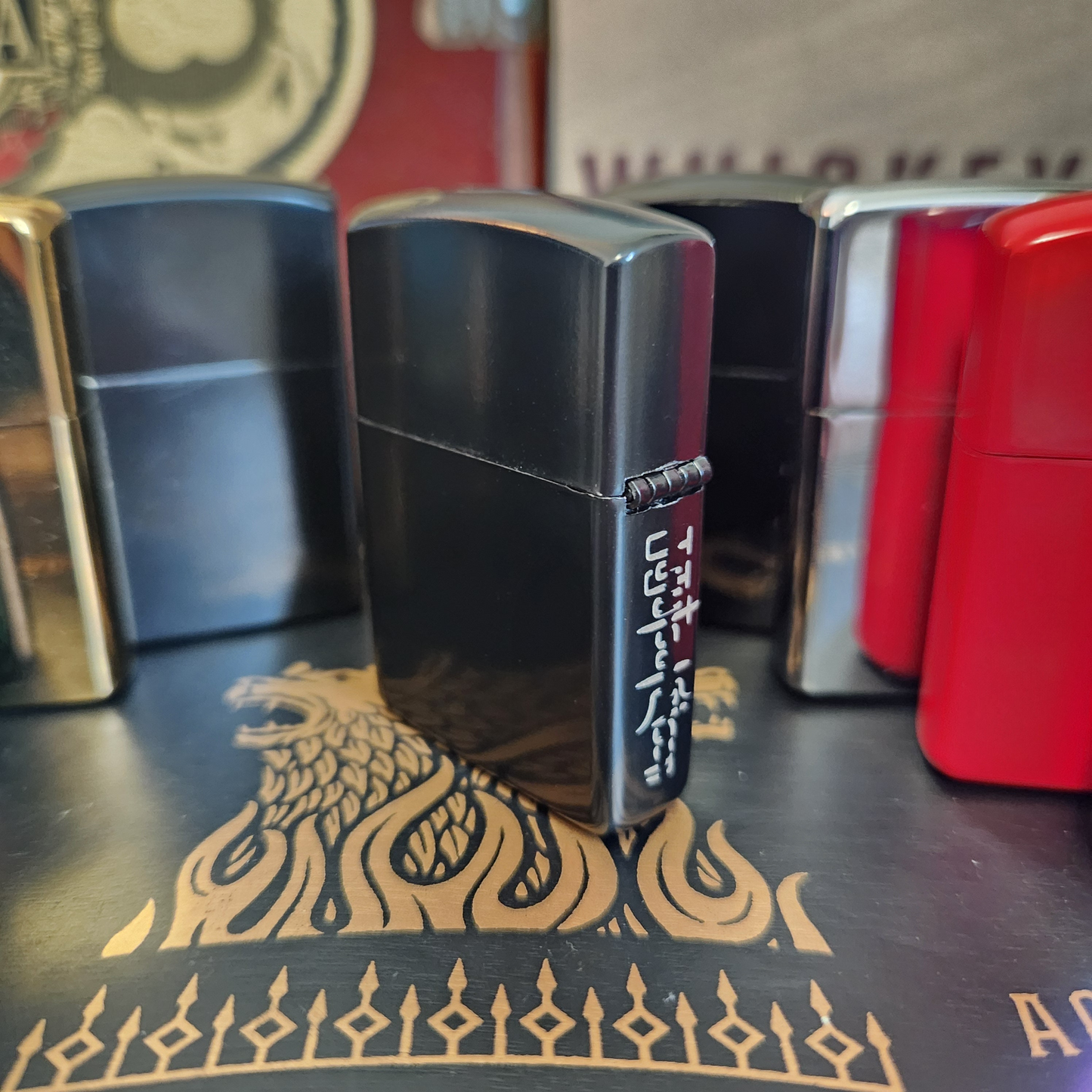 Jujutsu Kaisen Inspired Engraved Lighter - Satoru Gojo & Title Logo