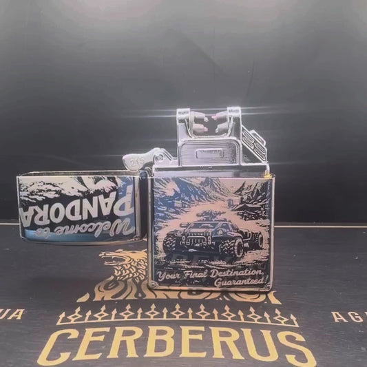 Borderlands-Inspired Musical Arc Lighter - Welcome to Pandora/No Rest For The Wicked